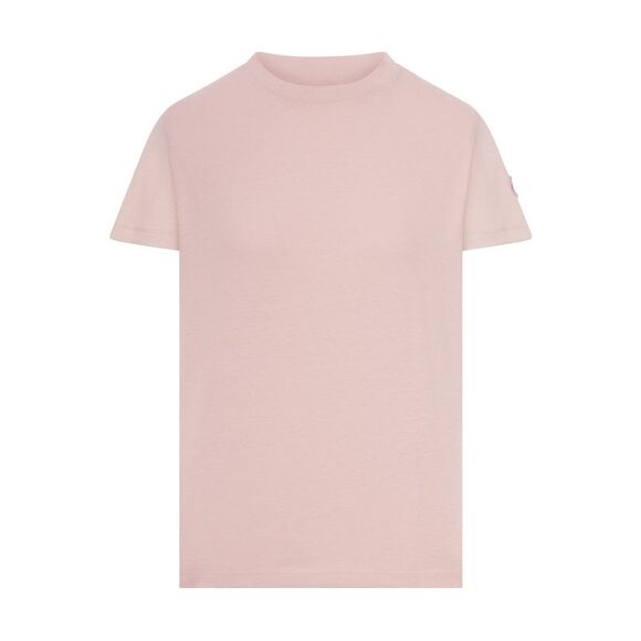 Moncler Women Cotton T-Shirt With Embroidered Logo